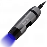 Digitaalne mikroskoop USB 5MP, 10~220x, UV 375 nm ja valge valgus, alumiinium