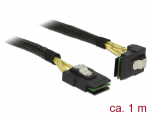Mini SAS kaabel 1.0m (SFF-8087 - SFF-8087), nurgaga