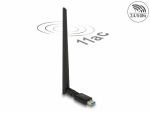 WiFi v&otilde;rgukaart: USB, kuni 867+300Mbps, 2.4/5GHz 802.11ac/a/n/b/g, vahetatava antenniga