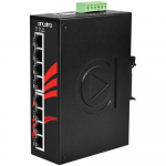 Switch: 8 x 10/100BaseT(X) PoE+, -10 kuni 70&deg;C, mittemanageeritav, DIN, 12-36VDC