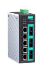 Switch: 5 x 10/100BaseT(X), 1 x 100BaseFX multi-mode SC, 2 x 100BaseFX single-mode SC, -40 kuni 75&deg;C