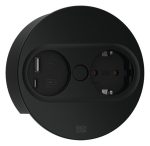 Pistikupesa Twist 2 1 x CEE7/3 2.0m, 1 x USB-A, 1 x USB-C, matt must