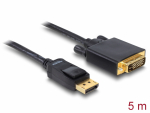 Displayport - DVI-D Dual Link kaabel 5.0m, must