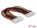 Toitekaabli pikendus 24pin pistik > 24pin pesa 0.27m