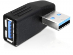 Adapter USB 3.0 (M) - (F) 270&deg; nurgaga horisontaalselt