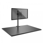 Hoidik 1-le monitorile, must, kuni 8kg, VESA 75 x 75mm ja 100 x 100mm