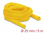 Kaablir&uuml;&uuml;s 25mm, kollane, 5.0m, punutud, isesulguv, kuumakindel