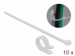 Kaablisidemed klambriga 300 x 7.2mm, valged (10tk)