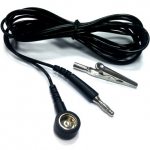 3m STRAIGHT CORD - 10mm socket /4mm banana plug-crocodile - NO TAKISTI