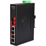 Switch: 4 x 10/100BaseT(X), 1 x 100BaseFX multi-mode SC, slim, -40 kuni 80&deg;C, mittemanageeritav, DIN