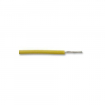 Montaažijuhe 0,24mm&sup2;, kollane AWG24 PTFE 600V h&otilde;betatud vask -60&deg;C&hellip;200&deg;C UL1213 30,5m