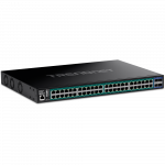 PoE Switch: 48 x 10/100/1000Mbps PoE+, 4 x 10Gbps SFP+, web smart, r&auml;kitav. 410W