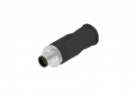 M12 konnektor, 5pin, isane, kruvidega