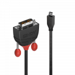 Micro HDMI - DVI-D Single Link kaabel 3.0m, Black Line