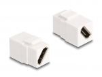 Keystone moodul: HDMI F / F, diagonaal, 8K@60Hz, valge