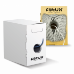 Keerdpaarkaabel Cat6 FTP 4x2x0,5 &uuml;hekiuline sisetingimustele, Cca roheline 305m/kast