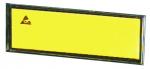 PAPER LABEL, yellow, ESD symbol - 15x79.5