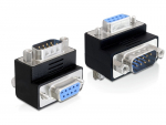 &Uuml;leminek Sub-D 9 pin (M) - Sub-D 9 pin (F), 90&deg; nurgaga