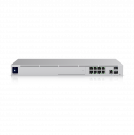 Ruuter: 2x 10G SFP+,9x GbE RJ45, 3,5&acute;&acute; NVR HDD pesa, UniFi full application suite gateway