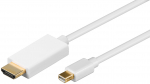 Mini DisplayPort - HDMI kaabel 1.0m, 1.2, valge, (sign suund DP > HDMI)