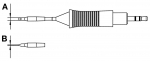 Kolviots RT 3X SOLD. TIP CHISEL 30&deg; BENT 1,3X0,5