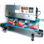 CONTINUOUS BAND SEALER - Vertical opening, Conveyor width 150mm