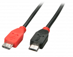 USB 2.0 kaabel Micro B 0.5m OTG, must
