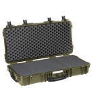 Kohver 846x427x167mm, veekindel, roheline, vahuga, IP67, 6.4kg