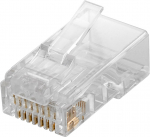 Modularpistik RJ45 Cat6 UTP, &uuml;hekiulisele/mitmekiulisele 26-23 AWG, 10tk pakis