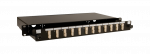 FO paneel 12xSC duplex/LC quad liikuva riiuliga 19&acute;&acute; 1U must t&uuml;hi