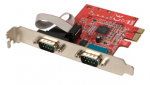 RS-232 PCIe kaart, 2 porti