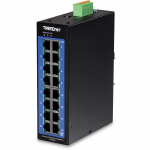 T&ouml;&ouml;stuslik Switch: 16 x 10/100/1000Mbps, Layer 2, Din, IP30, -40 to 75 &ordm;C