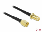 SMA pikenduskaabel 2.0m LMR/CFD100 Low Loss