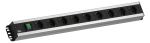 Toitepaneel 9 x Schuko l&uuml;litiga 2.0m 619x74x45mm must/hall