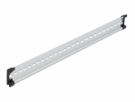 DIN liist, 482 x 35 x 7.5mm 19", otstega, alumiinium