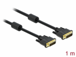 DVI-I Dual Link kaabel 1.0m, must, 2560x1600@60Hz