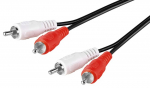 2xRCA kaabel 20.0m, must