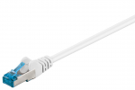V&otilde;rgukaabel Cat6a S/FTP 1.0m, valge, PiMF, LSZH, CU, Ultra-Flex
