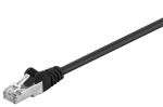 V&otilde;rgukaabel Cat5e F/UTP 1.0m, must, CCA