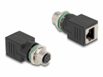 Adapter M12 (F) - RJ45 (F) A-code 8 pin