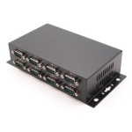 Konverter RS-232 (DB9M) > USB 2.0 / USB 1.1, 8 porti, kaablilukk