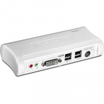KVM switch: 2 porti, DVI, USB, audio, kaablitega