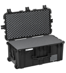 Kohver 832x466x369mm, veekindel, must, vahuga, ratastega, IP67, 11.8kg