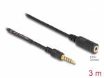 3.5mm pikenduskaabel 3.0m, 5pin, must