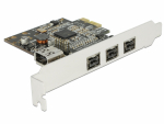 Laienduskaart: PCIe x1, 3 x FireWire B + 1 x sisemine FireWire A