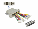 &Uuml;leminek D-Sub 25pin (F) - 2x RJ45 (F) &uuml;hendamiskomplekt, beež