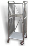 TRAY HOLDER - Support post pair, 38 rails, 1520(H)x660(P)