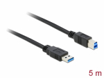 USB 3.0 kaabel A - B 5.0m, must