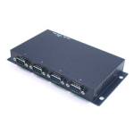 Konverter RS-232 (DB9M) > USB 2.0 / USB 1.1, 4 porti, &uuml;lepingekaitse, opt.isol.