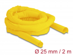 Kaablir&uuml;&uuml;s 25mm, kollane, 2.0m, punutud, isesulguv, kuumakindel